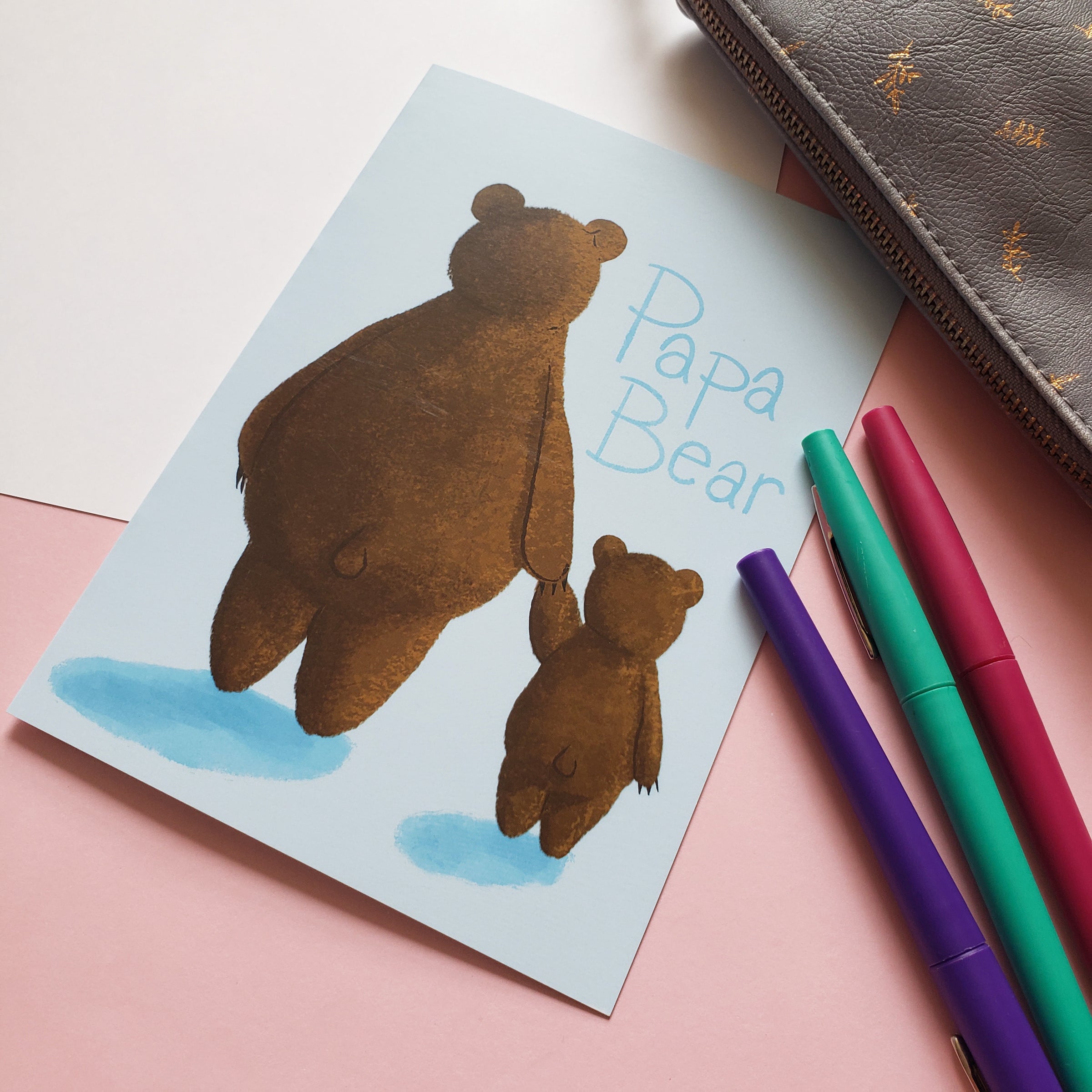 Papa Bear Card